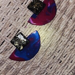 Colorful Abstract Earrings